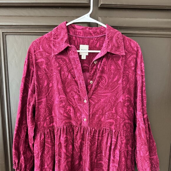 Maeve by Anthropologie - The Bettina Tiered Shirt Dress - Medium - Picture 5 of 7